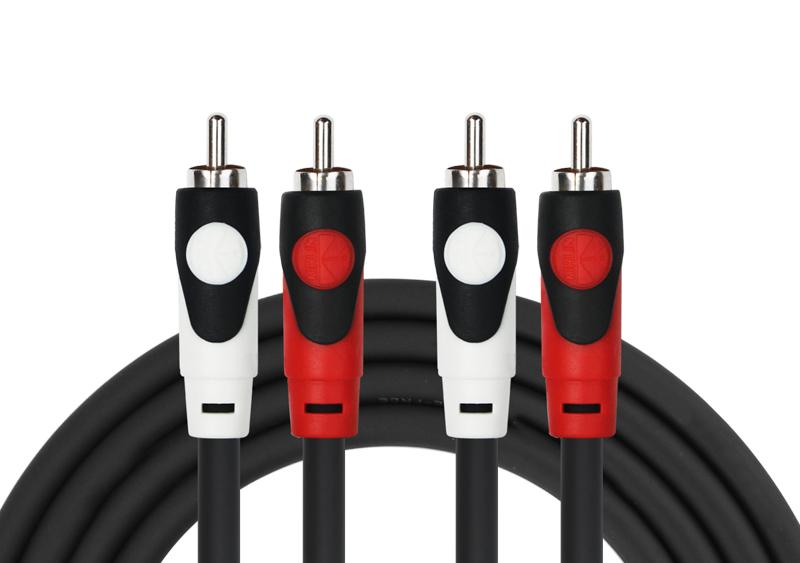 Kirlin Cable 2 RCA to 2 RCA 1.5M Black