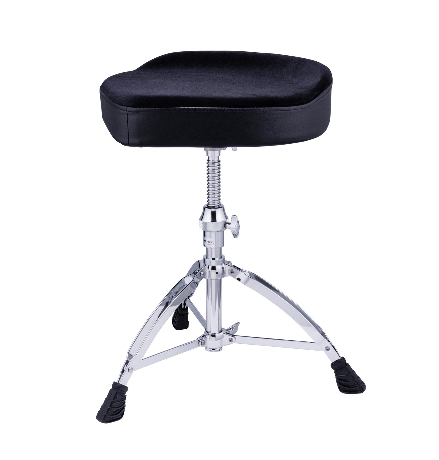 SIEGE BATTEUR MAPEX MOTO ERGONOMIQUE A VIS VELOURS