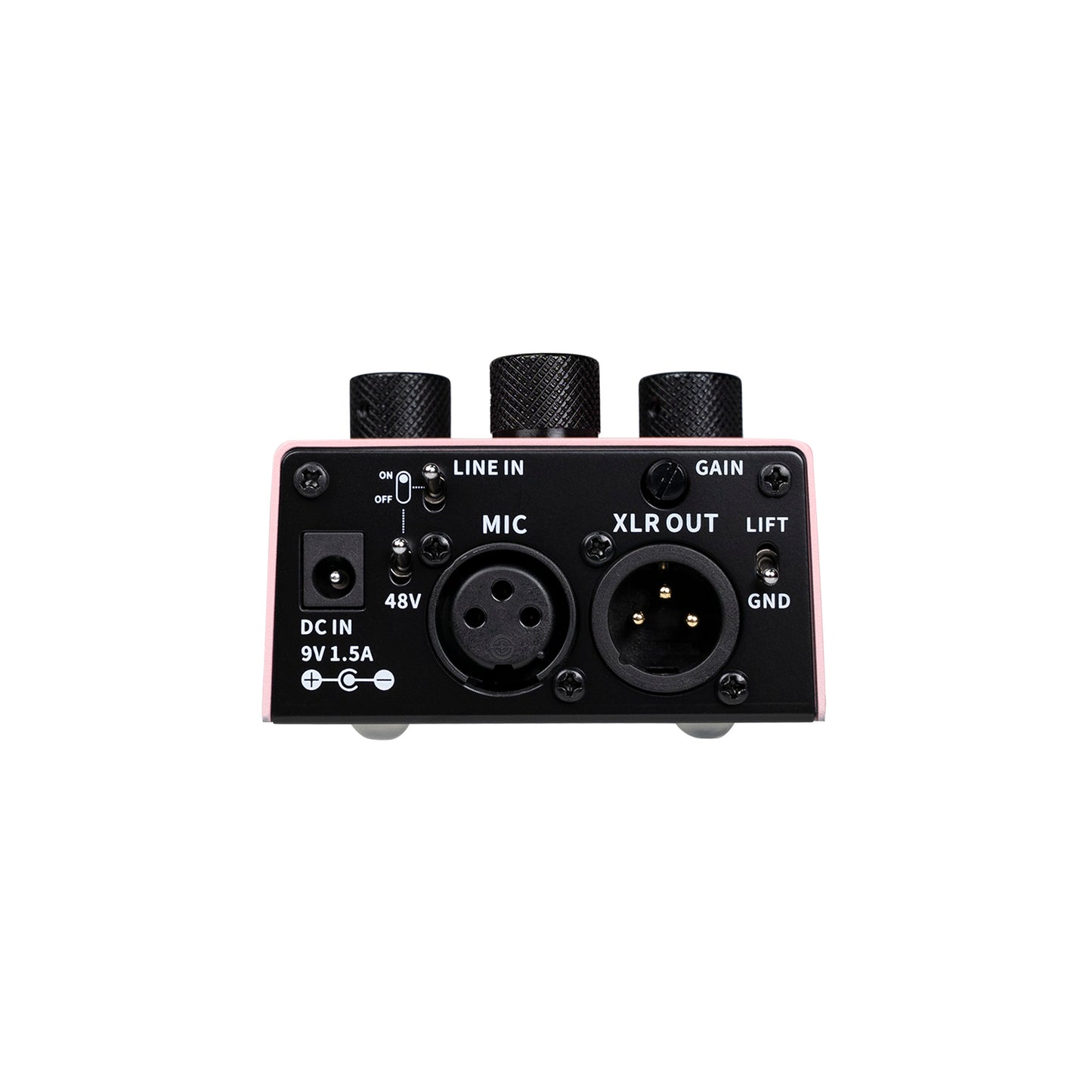 Pédale AUTUNER, processeur vocal MVP1, mode synthétiseur, boîtier métal, rose