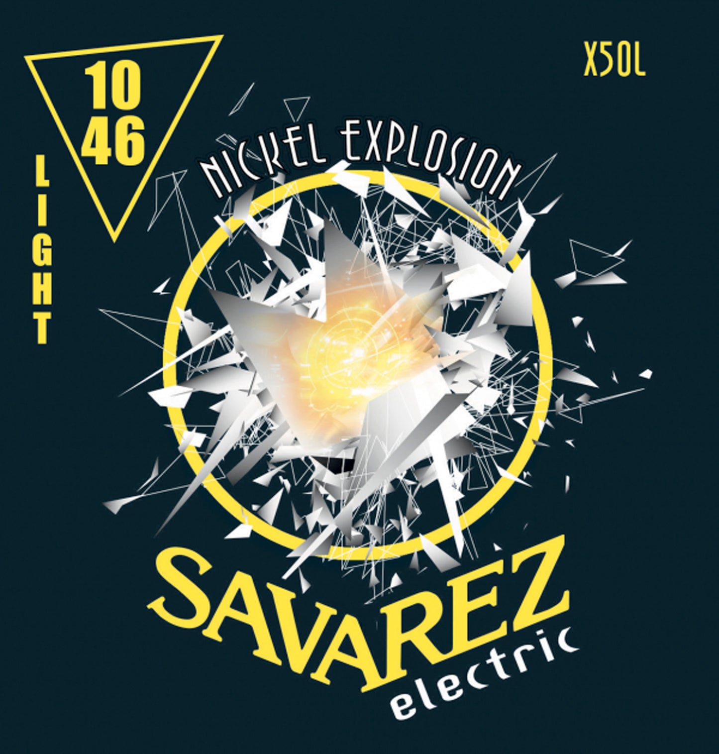 Jeu électrique Nickel Explosion, tirant light (10-13-18-26-36-46), filé métal plaqué nickel