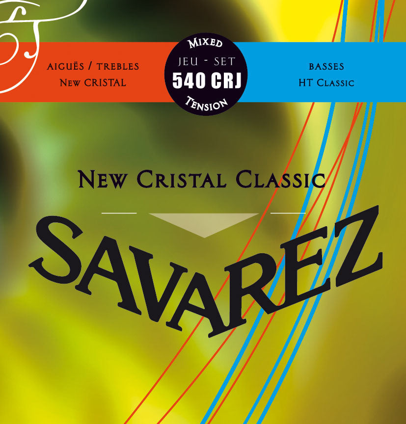 Jeu New Cristal Classic, tirant mixte rouge/bleu
