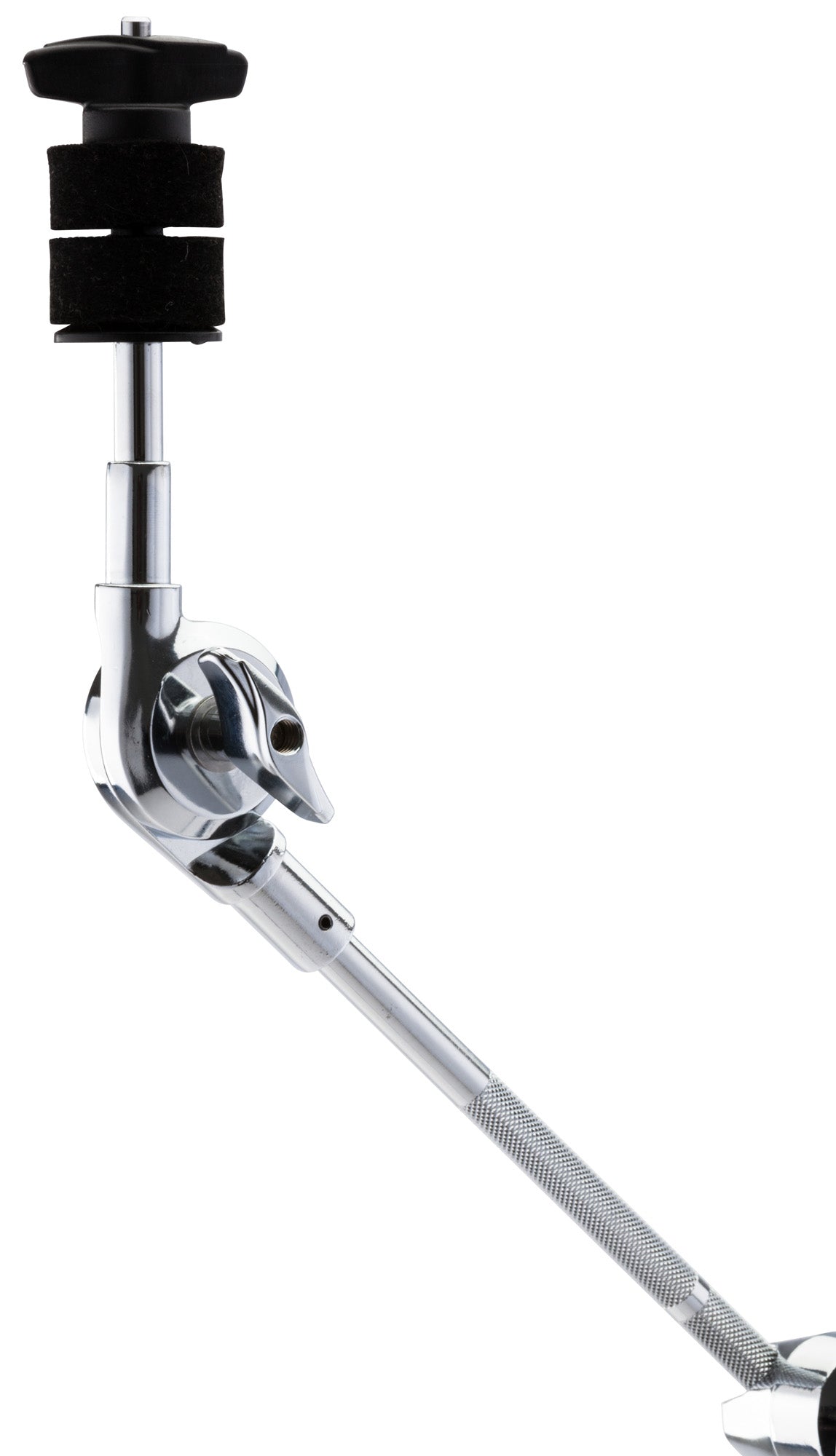 Support cymbale perche Venus, tilter avec ajustement par paliers, réglage hauteur à 2 niveaux, double embase, chrome