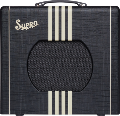 Supro Delta King 10 Schwarz & Creme