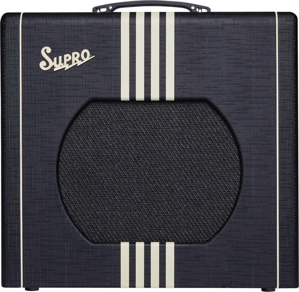Supro Delta King 12 Schwarz & Creme
