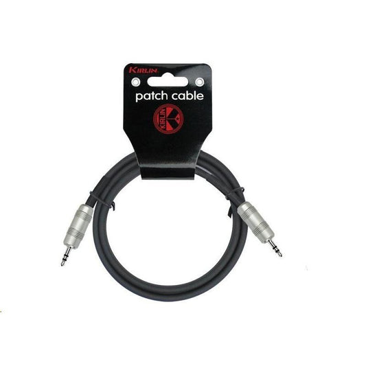 Kirlin Cable Patch Mini Jack 0.5M Black