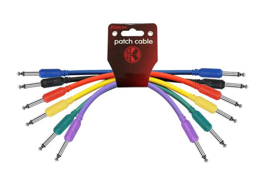 Kirlin I6-241-060 verpakking van 6 patchkabels 0,60 m