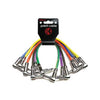 Kirlin IP6-243-030 Pak van 6 kabels 0,30 m Jack-Jack