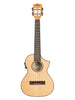 Kala Solid Flame Maple, Tenor Cutaway électro-acoustique, livré avec housse