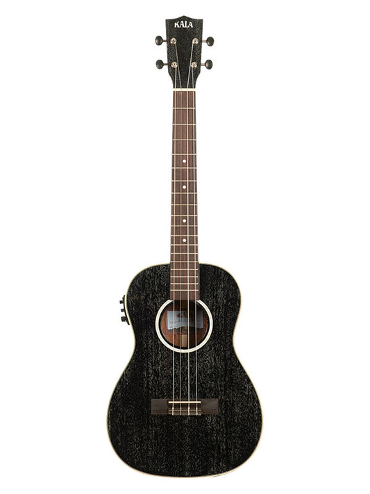 Kala Black Doghair Mahogany, Bariton électro-acoustique, livré avec housse, livré avec housse