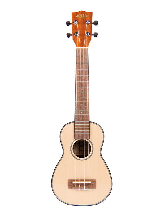 Solid Spruce Top/Mahogany, Long Neck Soprano, livré avec housse