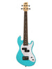 Kala Solid Body U-Bass, 4 Saiten, inklusive Tasche – Surfblau