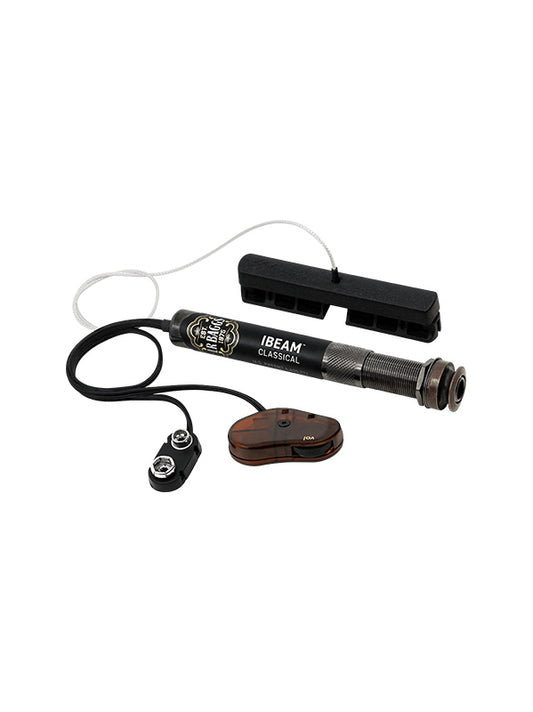 L.R. Baggs Sytème iBeam actif Nylon préampli jack volume rosace