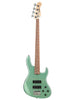Sadowsky MetroLine, moderne basgitaar, 4 snaren, 24 frets, elzenhout – satijnkleurig Sage Green Metallic
