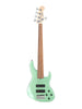 Sadowsky MetroLine, moderne basgitaar, 5 snaren, 25 frets, elzenhout – saliegroen metallic satijnlak