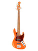 Sadowsky MetroExpress, Standard JJ, 5-snarig, 21 frets – Candy Apple Orange Metallic, paars