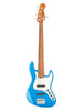 Sadowsky MetroExpress, Standard JJ, 5-Saiter, 21 Bünde – Ocean Blue Metallic, Palisander