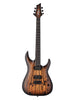 Schecter C-1 Pale Moon – Natürliches Satin-Schwarz-Burst