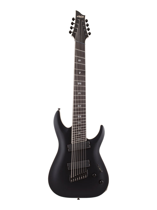 Schecter C-8 Multiscale SLS Elite Evil Twin - Satin Black