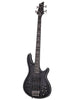 Schecter Hellraiser Extreme 4-basgitaar – transparant zwart satijn.finish