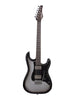 Schecter Nick Johnston Signature HH, Wembley, in den USA hergestellt – Silver Burst – Atomic Mercury