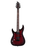 Schecter Omen Elite 6, gaucher - Black Cherry Burst