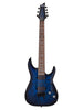 Schecter Omen Elite 7 - See Thru Blue Burst