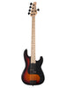 Schecter basgitaar P5 - 3-kleurige sunburst
