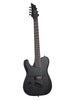 Schecter PT-7 Black Multi-Scale OPS, Linkshänder – Satin Black Open Pore