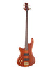 Schecter Stiletto Studio 4 Fretless, Linkshänder – Honey Satin