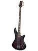 Schecter Stiletto Extreme 4 - Zwarte kers