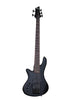 Schecter Stiletto Stealth 5, Linkshänder – Satin-Schwarz