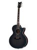 Schecter Synyster Gates Akustikgitarre GA SC – Trans Black Burst Satin