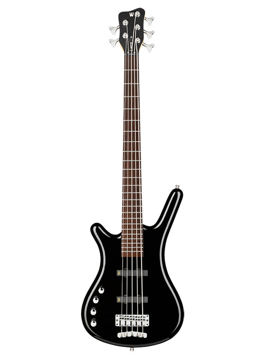 Warwick RockBass RockBass Corvette Basic 5 Medium Scale, gaucher - Solid Black