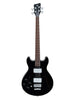 Warwick RockBass RockBass Star Bass 4 Medium Scale, Linkshänder – Tiefschwarz