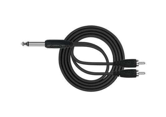 Kirlin Cable Jack Stéréo vers 2 RCA 3M
