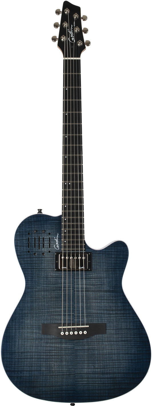 GODIN A6 Ultra Denim Blue Flame