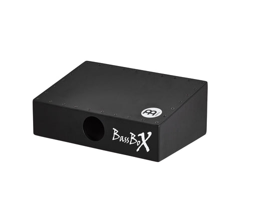 Bassbox, caisse de résonance bouleau (44.5x17x30cm), utilisable avec toutes pédales standard, batte mousse en L incluse, noir