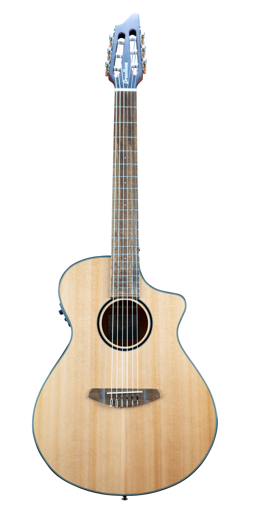 DISCOVERY S CONCERT NYLON CE, table cèdre rouge massif, f/e acajou, EQ Fishman Presys I, naturel brillant