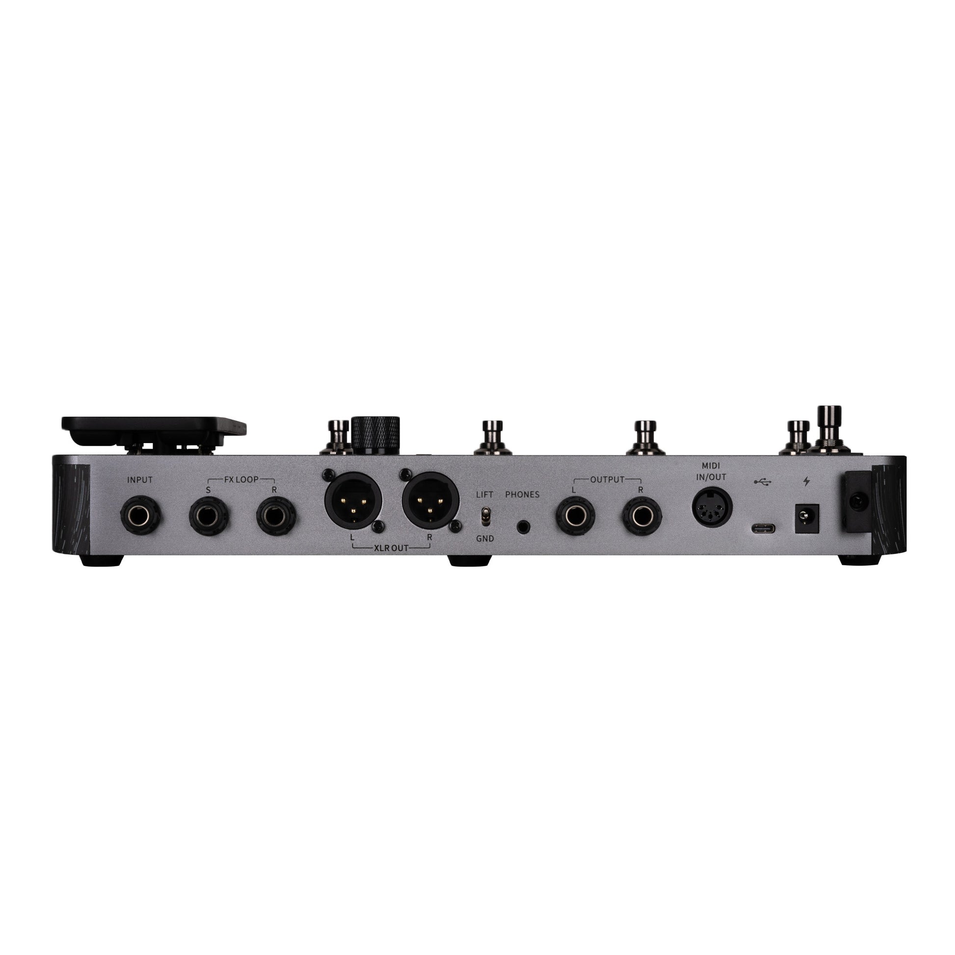 Pédalier multi-effets GE1000 Li, fichiers MNRS provenant du cloud GE (IR), 255 presets utilisateur, batterie lithium, noir