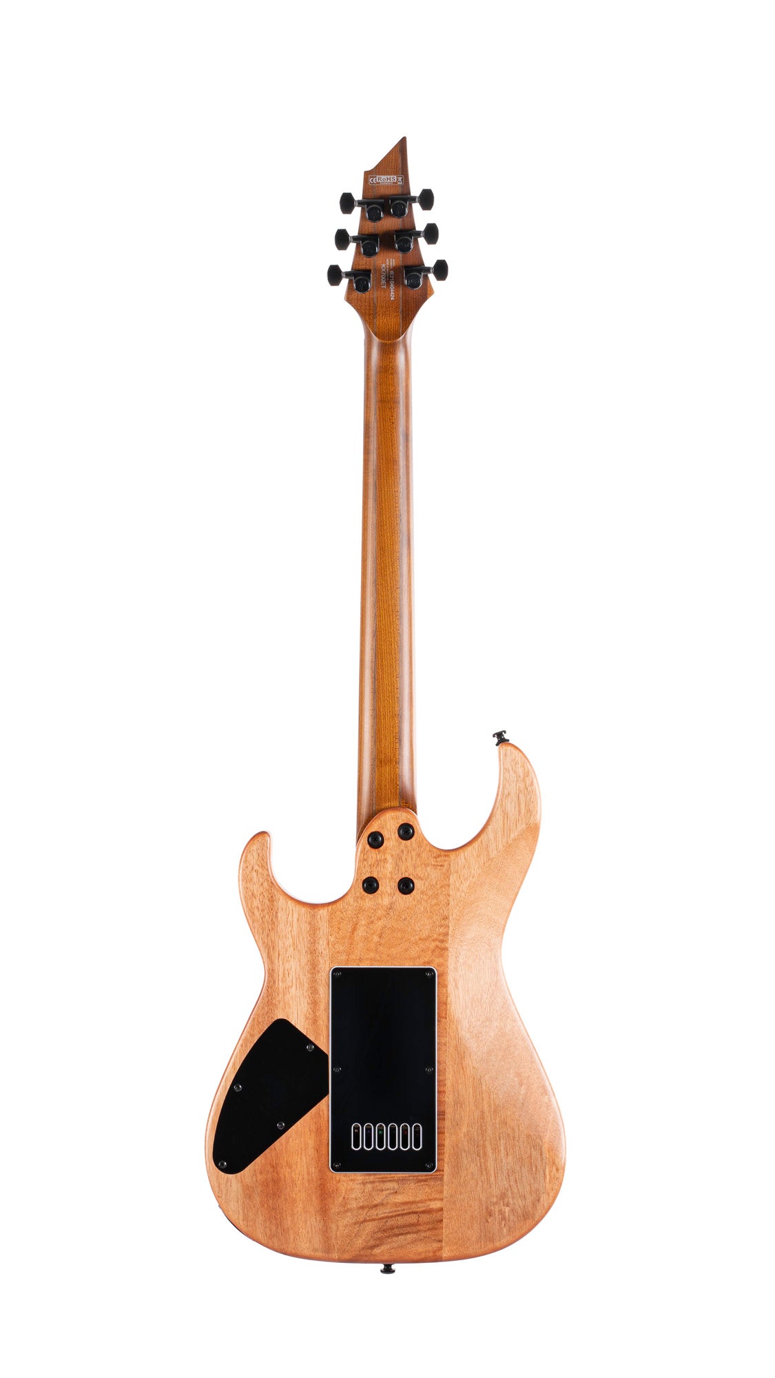 KX700EV, corps acajou, table frêne, touche ébène, chevalet Evertune, micros Seymour Duncan Sentient & Nazgûl, housse
