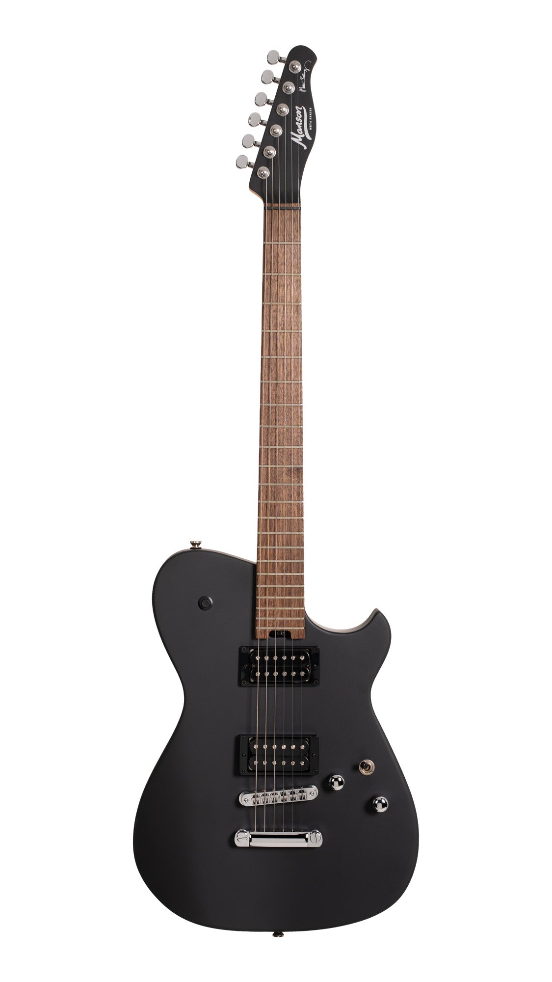 MBM-2H, signature Matt Bellamy, corps tilleul, manche érable, micros,"Kill" bouton, noir satiné