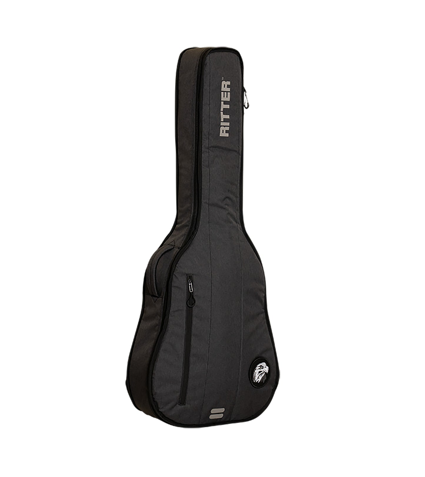 Housse DAVOS 2 pour guitare dreadnought, gris