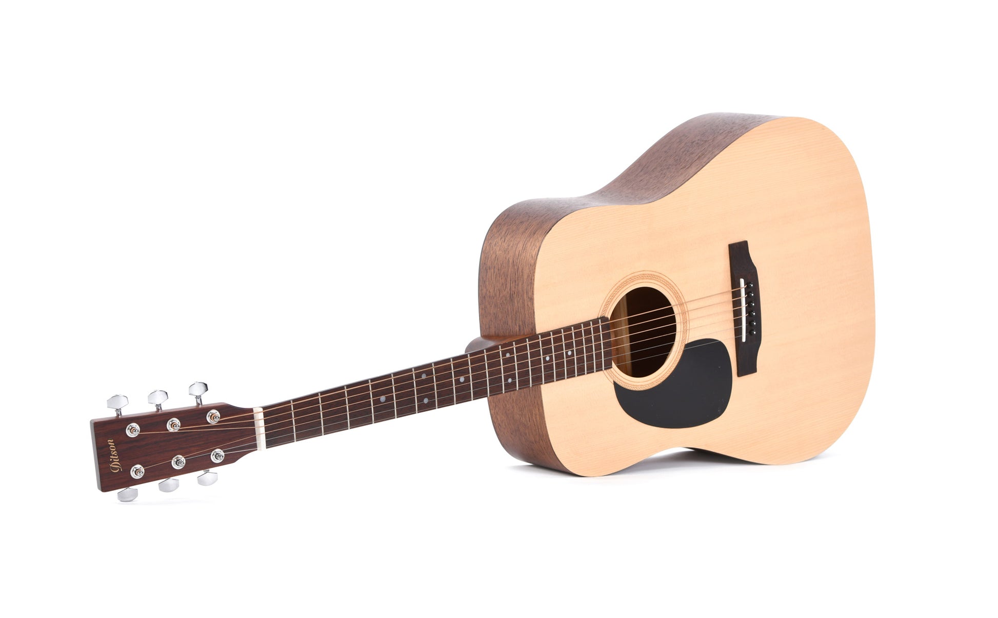 Modèle D-10L, Dreadnought, table épicéa Sitka, fond & éclisses acajou, touche laurier, modèle gaucher, naturel satiné