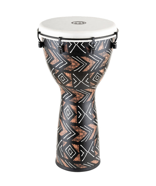 Djembé Meinl Kanga Sarong 12", hauteur 61cm, peau synthétique, poids léger, finition Kanga Sarong