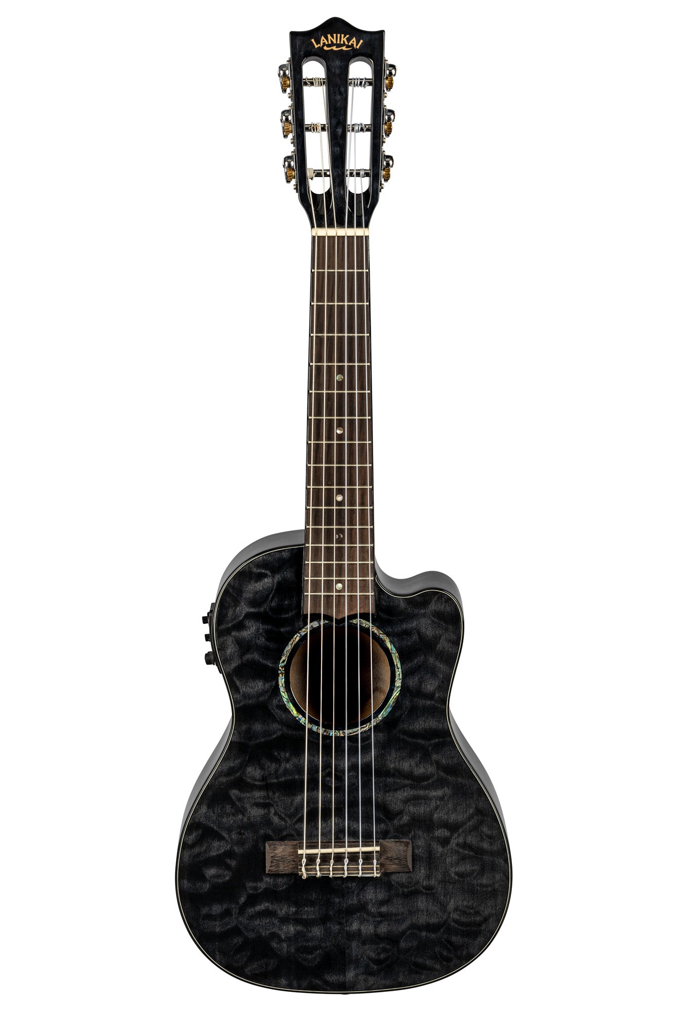 Guitarlélé Lanikai érable pommelé QM-BKCECG