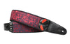 Righton Vegan Daisy Red Guitar Strap