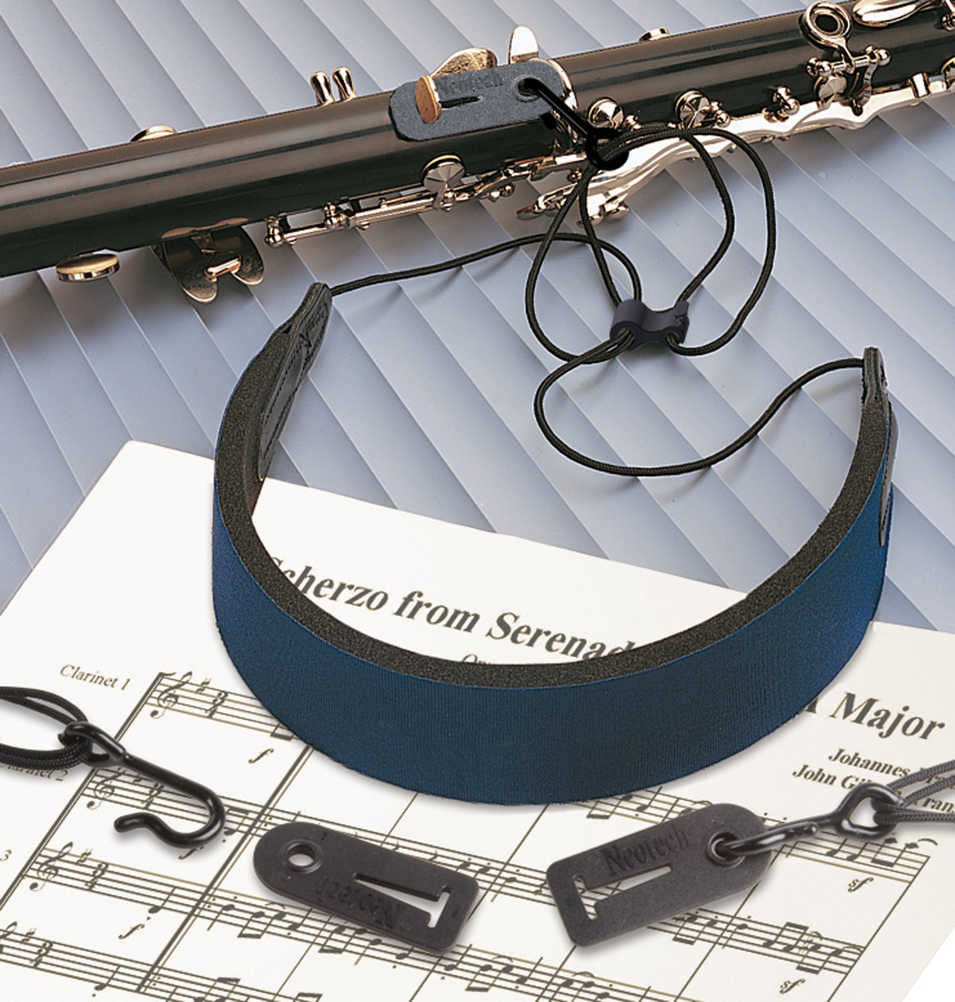 Cordon de clarinette, hautbois et cor anglais Neotech CEO Comfort Strap, Taille M