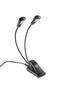 KM bureaulamp met 2 flexibele armen en clip