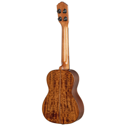 RUET-ACA, modèle Elite Concert pan coupé ergonomique, EQ MagusFly, table acacia massif, fond & éclisses acacia, naturel brillant