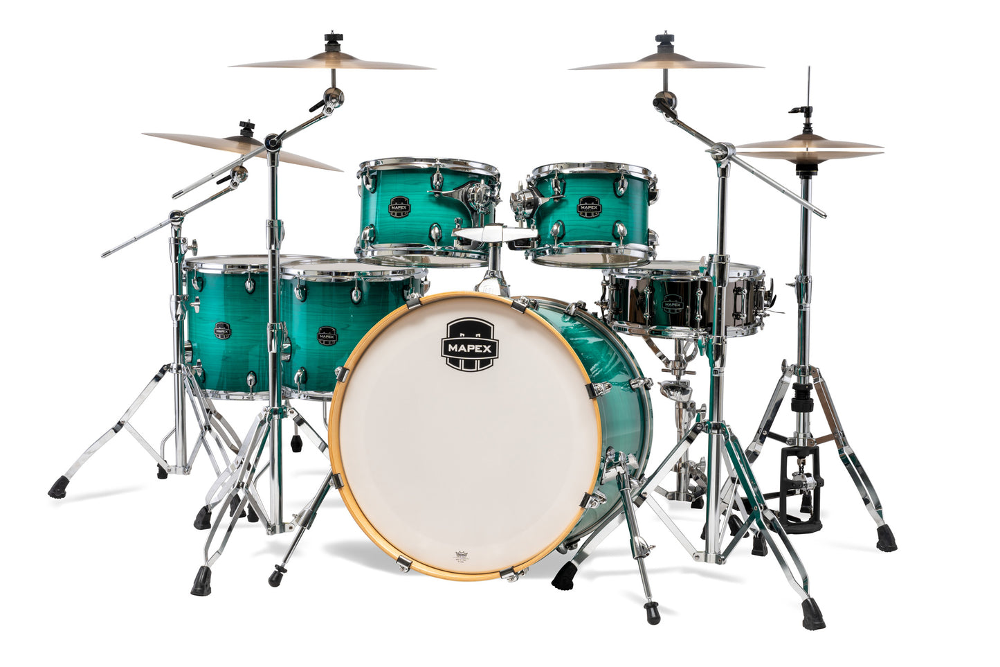 Batterie Armory X-Drive, 6 fûts, sans accessoires, Jade Stone